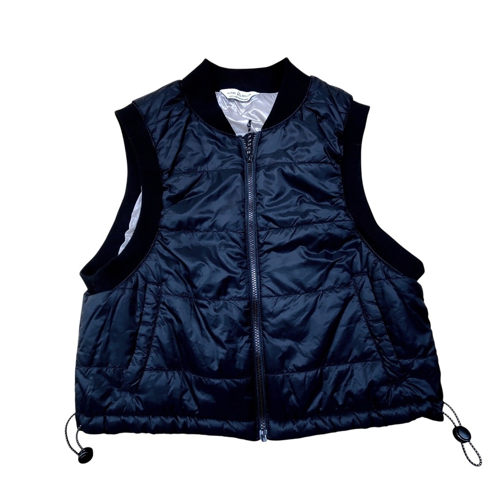 Alpine Design Women's Medium Black Shortie EcoTrail Quilted Vest